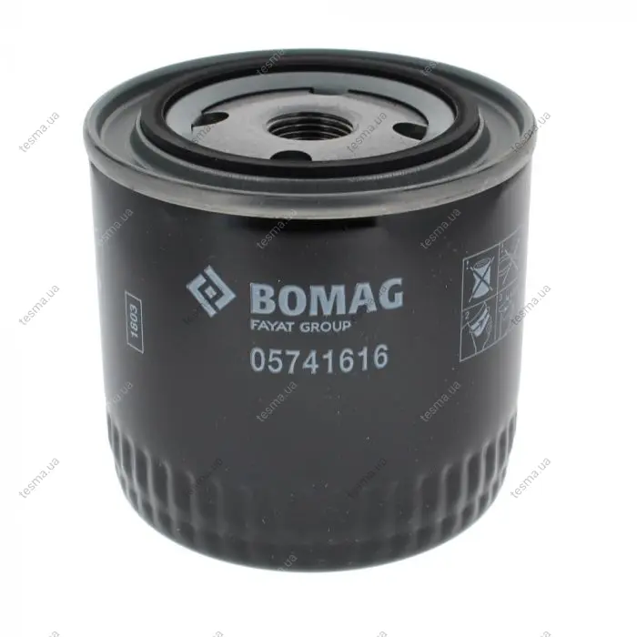 Фильтр масляный, накручиваемый. Фільтр масляний, накручуваний. Oil filter, Spin-On BOMAG 05741616 (фото 1)
