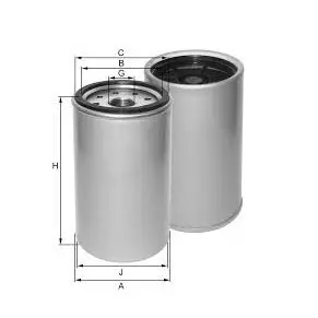 Fuel filter, water separator, Spin-On. Фильтр топливный, сепаратор, накручиваемый BOMAG 5825015