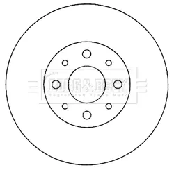 Тормозной диск BORG & BECK BBD4055