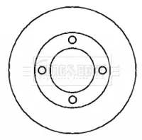 Тормозной диск BORG & BECK BBD4144