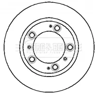 Тормозной диск BORG & BECK BBD4205