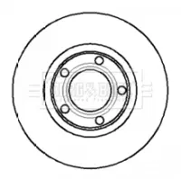Тормозной диск BORG & BECK BBD4263