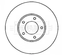 Тормозной диск BORG & BECK BBD4275