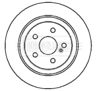 Тормозной диск BORG & BECK BBD4291
