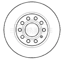 Тормозной диск BORG & BECK BBD4315