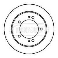 Тормозной диск BORG & BECK BBD4324