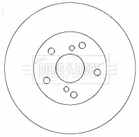 Тормозной диск BORG & BECK BBD4328