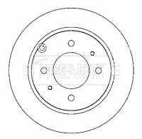Тормозной диск BORG & BECK BBD4337