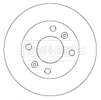 Тормозной диск BORG & BECK BBD4342
