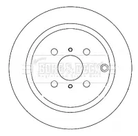 Тормозной диск BORG & BECK BBD4364