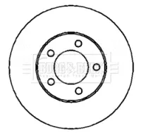 Тормозной диск BORG & BECK BBD4418