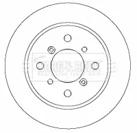 Тормозной диск BORG & BECK BBD4419