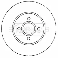 Тормозной диск BORG & BECK BBD4420