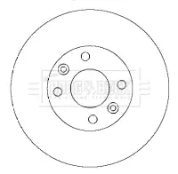Тормозной диск BORG & BECK BBD4429