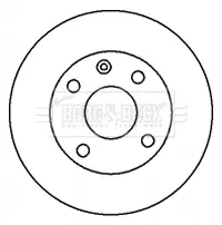 Тормозной диск BORG & BECK BBD4435