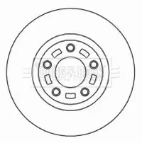 Тормозной диск BORG & BECK BBD4449