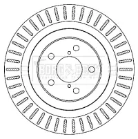 Тормозной диск BORG & BECK BBD4475