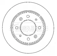 Тормозной диск BORG & BECK BBD4496