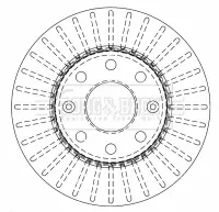 Тормозной диск BORG & BECK BBD4510