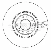 Тормозной диск BORG & BECK BBD4513