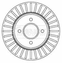 Тормозной диск BORG & BECK BBD4518