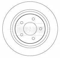 Тормозной диск BORG & BECK BBD4522