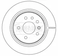 Тормозной диск BORG & BECK BBD4530