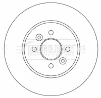 Тормозной диск BORG & BECK BBD4531