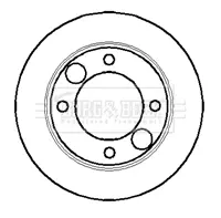 Тормозной диск BORG & BECK BBD4536
