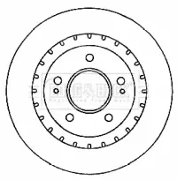 Тормозной диск BORG & BECK BBD4555