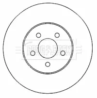 Тормозной диск BORG & BECK BBD4568