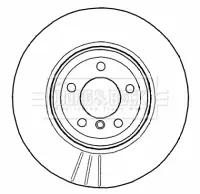 Тормозной диск BORG & BECK BBD4574
