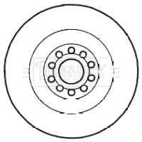 Тормозной диск BORG & BECK BBD4594