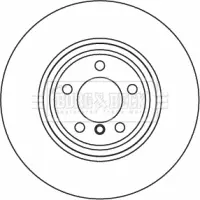 Тормозной диск BORG & BECK BBD4596