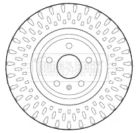 Тормозной диск BORG & BECK BBD4624