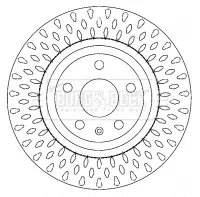 Тормозной диск BORG & BECK BBD4626