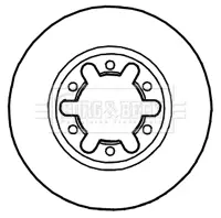 Тормозной диск BORG & BECK BBD4648