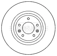 Тормозной диск BORG & BECK BBD4706