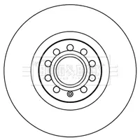 Тормозной диск BORG & BECK BBD4733