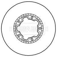 Тормозной диск BORG & BECK BBD4779