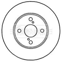 Тормозной диск BORG & BECK BBD4783