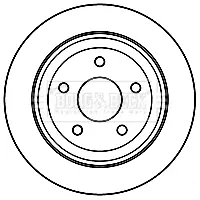 Тормозной диск BORG & BECK BBD4792