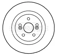 Тормозной диск BORG & BECK BBD4814