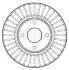 Тормозной диск BORG & BECK BBD4985 (фото 1)