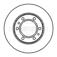 Тормозной диск BORG & BECK BBD5035