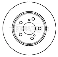 Тормозной диск BORG & BECK BBD5055