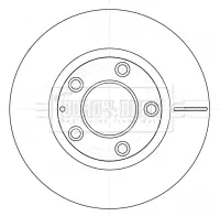 Тормозной диск BORG & BECK BBD5138