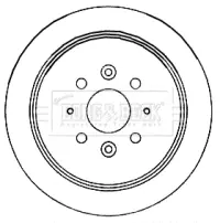 Тормозной диск BORG & BECK BBD5139