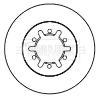 Тормозной диск BORG & BECK BBD5140