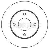 Тормозной диск BORG & BECK BBD5180